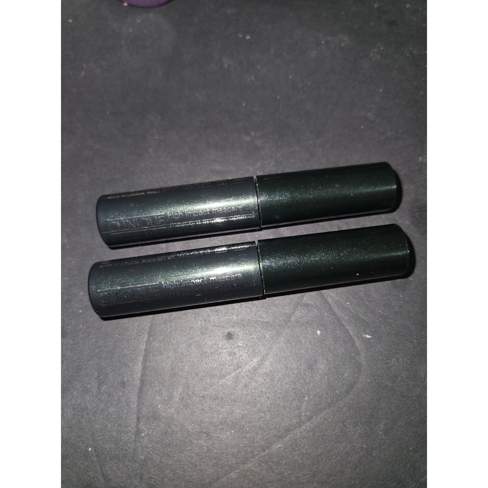 Set Of 2 Clinique High Impact Mascara Black New Trial Size